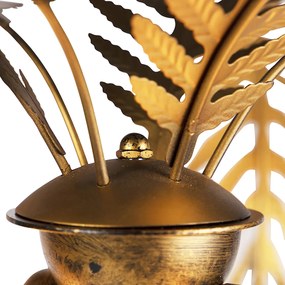 Lampada da terra smart oro 156 cm incl. 2 Wifi G95 - Botanica