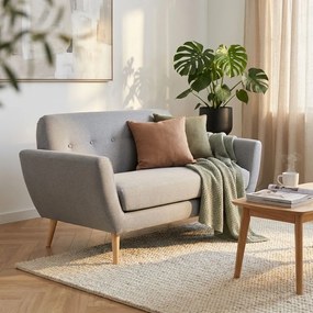 HANSEL - divano stile scandinavo in tessuto