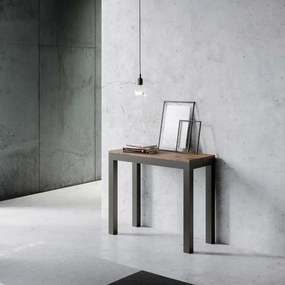 Consolle 90x40 cm allungabile a 300 cm EVERYDAY EVOLUTION Noce