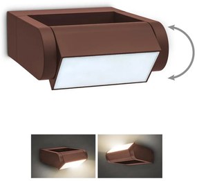 Brilagi - Applique da esterno CROTONE LED/7W/230V marrone IP54