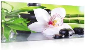 Stampa su tela – Orchidea con tema giapponese
