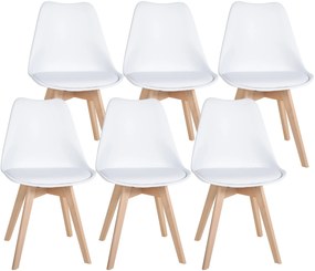 Set Da 6 Sedie Da Sala Da Pranzo Ramsey: Comfort, Stabilità Ed Eleganza Per La Tua Sala Da Pranzo / Weiß