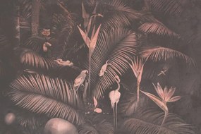 Carta da parati – Animali esotici nella giungla