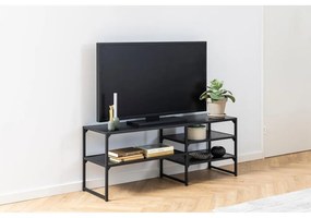 Tavolo TV nero in frassino 120x46 cm Seaford - Actona