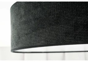 Duolla - Lampada LED da soffitto CORTINA LED/26W/230V Ø45 cm 4000K nero