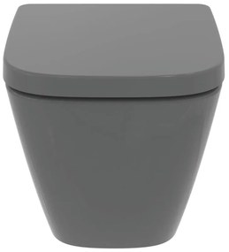 Vaso WC filomuro IDEAL STANDARD i.life b, sedile escluso P 54 x L 35.5 x H 40 cm grigio / argento