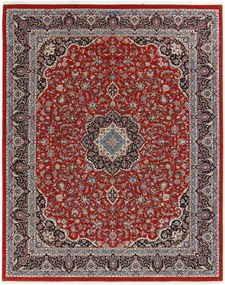 Isfahan Tappeto 250 x 200 (Iran) Annodato A Mano