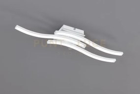 Route plafoniera led 15w 1800lm, 4000k 3 bacchette ondulate antraci...