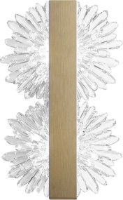APPLIQUE DA PARETE LED G147-2W GOLD BRUSH