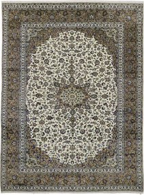 Kashan Tappeto persiano 300 x 400 Verde (Iran) Annodato A Mano