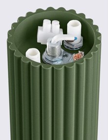 Plafoniera verde con paralume in vetro ø 12 cm Orbital – Sollux