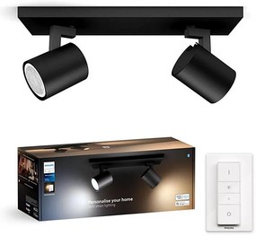 Philips - Faretto LED dimmerabile Hue RUNNER 2xGU10/4,2W/230V + +TC nero