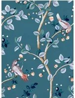 Coordonne Carta da parati Birds Prosperity - Sapphire