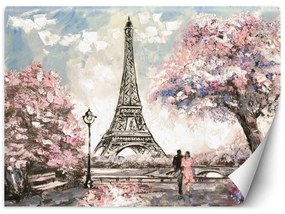 Carta Da Parati, Parigi Torre Eiffel come dipinto