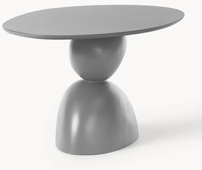Tavolo ovale Sahra Grey, 180 x 90 cm