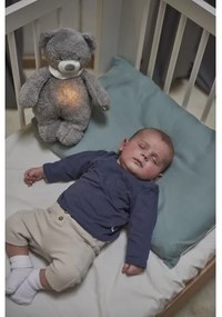 Nattou - Compagno di coccole con melodia e luce SLEEPY BEAR 4in1 grigio