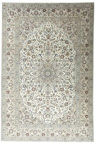 Kashan Tappeto 360 x 240 Beige (Iran) Annodato A Mano