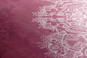 Quadro su tela – Elementi di Mandala floreale