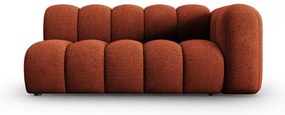 Divano componibile color mattone (con penisola a destra) Lupine – Micadoni Home