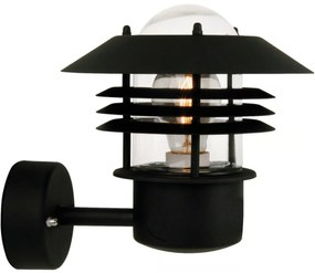 Nordlux - Applique da parete per esterni VEJERS 1xE27/60W/230V IP54 nero