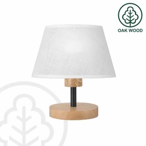 Brilagi - LED Lampada da tavolo ANTHONY 1xE14/40W/230V quercia/bianco