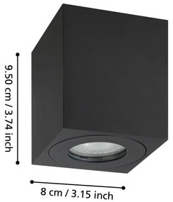 Eglo 901029 - Luce Spot da esterno TORRECOLA 1xGU10/5W/230V 8x8cm IP44