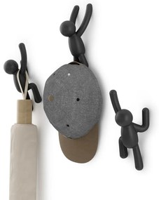Ganci in plastica da parete in set da 3 Buddy - Umbra