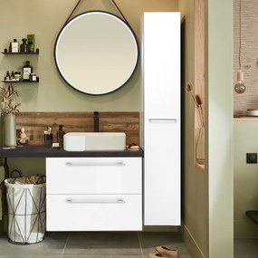 Mobile da bagno sotto lavabo SENSEA bianco L 60 x H 58 x P 46 cm, lavabo non incluso