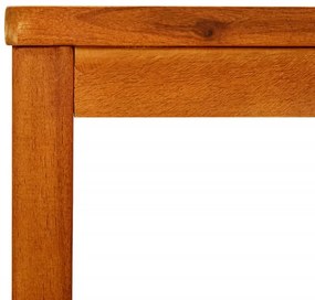 Tavolino da Salotto 60x60x45 cm in Legno Massello di Acacia