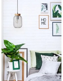 Brilliant - Lampada a sospensione su cavo GIADA 1xE27/40W/230V Ø 16 cm grigio