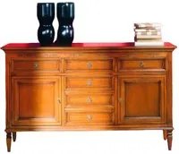 Madia credenza in legno 2 porte finitura bassano l.142 p.41 h.85 - Mobili 2G