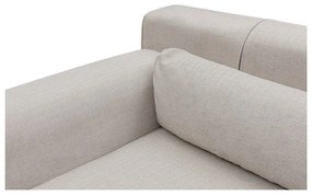 Divano angolare beige chiaro, angolo sinistro Jivago - Artie