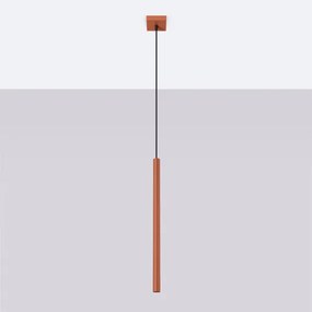 Sollux SL.1524 - Lampadario a sospensione con filo PASTELO 1xG9/8W/230V rosso