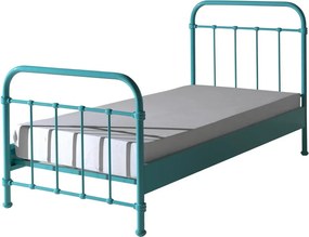 Letto per bambini in metallo verde menta , 90 x 200 cm New York - Vipack