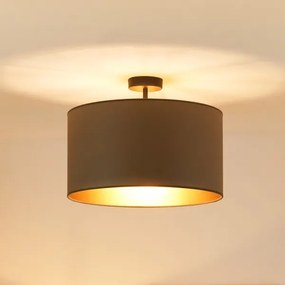 Brilagi - Lampadario a plafone OREGON ROLLER VEGE 1xE27/15W/230V diametro 45 cm grigio