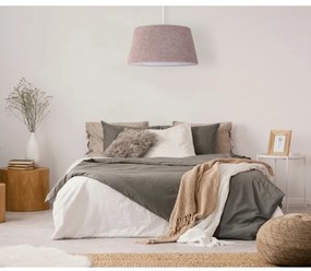 Duolla - Lampadario a sospensione con filo BOUCLE 1xE27/15W/230V diametro 50 cm marrone