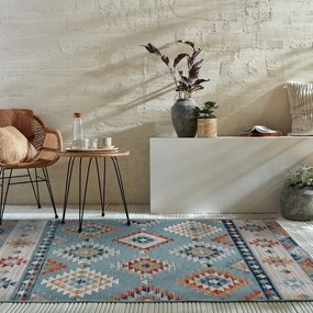 Tappeto blu per interni ed esterni 160x230 cm Avery Blue - Flair Rugs