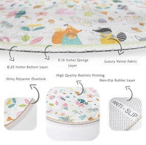 Tappeto per bambini ø 100 cm Comfort - Mila Home