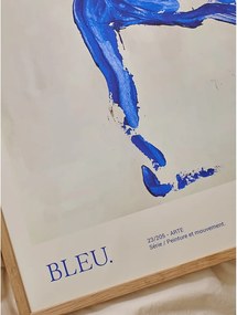 Poster 50x70 cm Bleu – Lucrecia Rey Caro – The Poster Club
