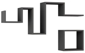 SET 2x Mensola FOLLOW antracite
