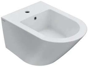 Globo Forty3 Fos10 Bidet Sospeso Monoforo in ceramica Bianco Lucido