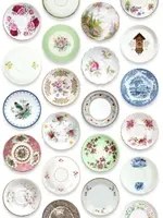 studio ditte Carta da parati Porcelain Colorful - Porcelain Colorful