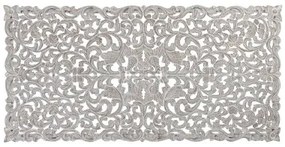 Testiera del Letto DKD Home Decor Bianco Naturale Legno Legno MDF 160 x 3,5 x 80 cm
