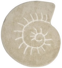 Tappeto da bagno beige 90x90 cm Helix - Foutastic