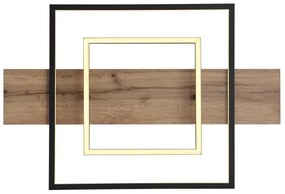 Globo 67289D - Plafoniera dimmerabile a LED VANNI LED/24W/230V marrone/nero