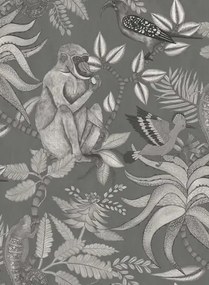 Cole & Son Carta da parati Savuti - Charcoal