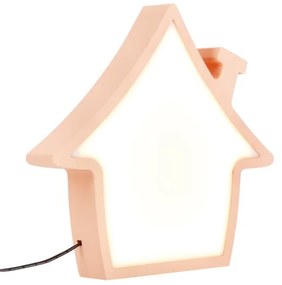 Lampada da scrivania per bambini HOUSE LED/10W/230V rosa
