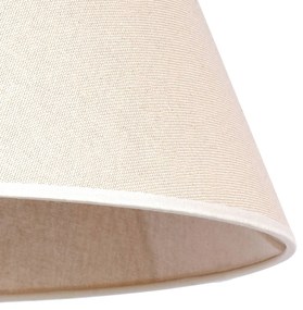 Paralume Mini Romance per sospensione beige Duolla, Tessuto / Stoffa / Seta
