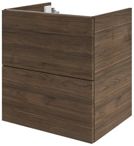 Mobile da bagno sospeso sotto lavabo L 60 x H 64 x P 48 cm lucido, 2 cassetti SENSEA Neo