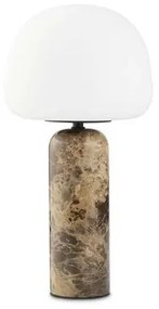 Kin Lampada da Tavolo H40 Brown Marble - Northern